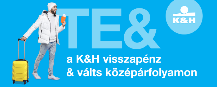 K&H visszapénz & válts középárfolyamon