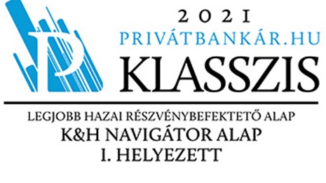 Privátbankár.hu klasszis elismerés legjobb hazai részvénybefektető alap 1. helyezés 2021