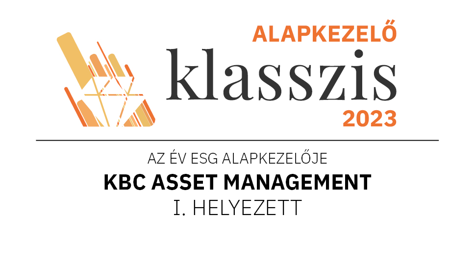 KBC Asset Management, Az év ESG alapkezelője 1. hely, 2023